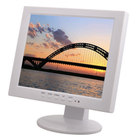 Couleur blanche écran carré de moniteur de TFT LCD VGA de 10.4 pouces moniteur de PC de 10 pouces LED 75 Hz