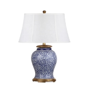 Handmade Customized Design Table <b>Lamp</b> Rattan Net Shade Table <b>Lamp</b> with Ceramic Vase Decorative and Lighting with Creative Design - Product Image 1
