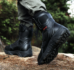 Botas Tácticas DFS06 Anti-Impacto de Cuero Vacuno de 9 Pulgadas para Verano, con Malla Transpirable y Ventilación - Product Image 4