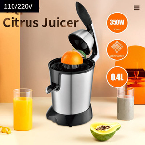 Presse-agrumes portable 350W en acier inoxydable pour usage commercial, presse-<span class=keywords><strong>jus</strong></span> d'orange automatique, extracteur de <span class=keywords><strong>jus</strong></span> de fruits frais - Product Image 5