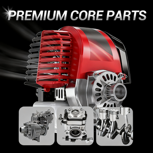 Mochila multifuncional para cortacésped KAWISE, recortadora inalámbrica de gasolina de 35CC + 21V con hoja de sierra de aleación - Product Image 5