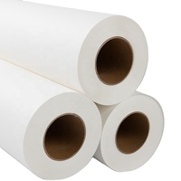 Papier blanc pour impression numérique DTF 2025, 40g, 914mmx100m, papier de transfert par sublimation pour vêtements, transfert thermique sur textiles