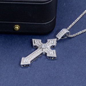 Bijoux Messi personnalisés MSN-908, collier rond en diamant 18 carats pour femmes, tendance - Product Image 4