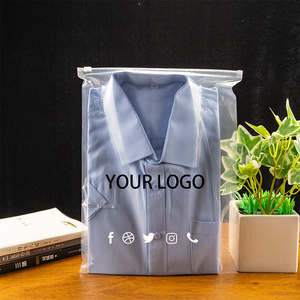 Túi đứng <span class=keywords><strong>PVC</strong></span> có khóa kéo, in logo, chất liệu nhựa PE, có thể tái chế, dùng đựng giày, tất, lông thú - Product Image 2