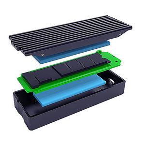 Transfert <span class=keywords><strong>rapide</strong></span> 40Gbps Clé M & B Type C USB4.0 Boîtier de disque dur <span class=keywords><strong>externe</strong></span> Boîtier <span class=keywords><strong>SSD</strong></span> en aluminium pour M.2 NVME Fastest NVME M.2 USB 4.0 - Product Image 4