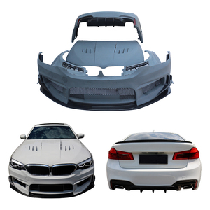 Kit carrosserie complet en fibre de carbone pour Mercedes Benz 5 (2016-2023) : pare-chocs avant/arrière, capot moteur, ailes et garde-boue – Montage par visserie - Product Image 1