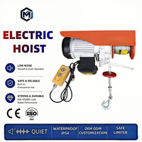 Mini-grue électrique silencieuse et légère avec télécommande sans fil 110V 220V antirouille pour entrepôt, garage, atelier
