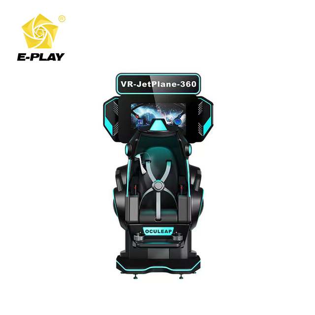 Eplay 1-Seat 9D VR Motion Simulator 360° Rotation Multi-Game Content Coin-Op Arcade Machine 360 Egg Chair VR Game Console