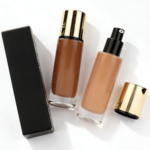 รองพื้นเนื้อแมทท์กันน้ำ 12 สี สำหรับแต่งหน้า ปกปิดเต็มขั้น พร้อมรับผลิตแบรนด์ส่วนตัว - Product Image 4