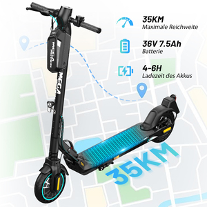 <span class=keywords><strong>MEGA</strong></span> MOTION ME5 Trottinette électrique pliable de 8,5 pouces contrôlée par application Unisexe Portable Mobilité à deux roues Moteur sans balais de 500 W - Product Image 6