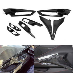 シボレーコルベットC8スティングレイZ51 Z06 2020 2021 20222023カーアクセサリー用Sunmaxリアルカーボンファイバーインテリアカバートリムキット - Product Image 3