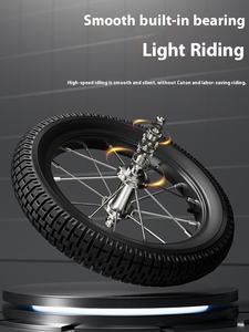 Bicicletta per bambini per 2-8 anni 12 16 20 pollici pieghevole per auto per studenti a velocità singola con sistema di frenatura della linea del freno - Product Image 5