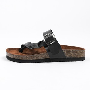 Sandalias de playa con hebilla tejida de verano europeo y americano 2025, <span class=keywords><strong>plataforma</strong></span> plana informal con diseño transpirable de suela gruesa - Product Image 2