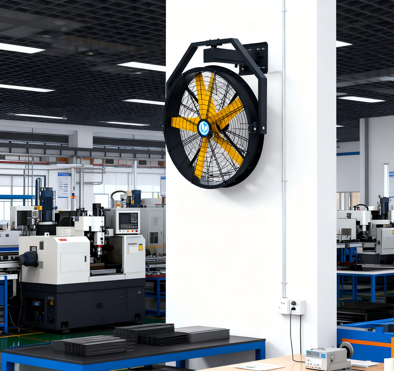 900mm Industrial Metal Drum Wall Fan