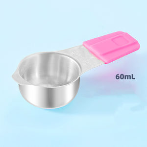 Tazas medidoras magnéticas de acero inoxidable 304, tazas medidoras coloridas con logotipo láser personalizado, juego de 5 cucharas - Product Image 4