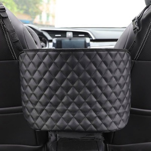Auto Handtaschen halter Pu Leder Auto Aufbewahrung tasche Interieur Autos itz Mittlere Box Sitz lehne Kleiderbügel Hängende Tasche Organizer - Product Image 1