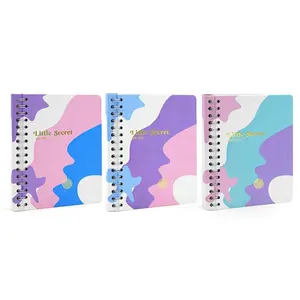 Grosir Pabrik Desain Multi Warna Notebook Kawat Spiral