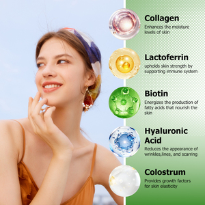 Cápsulas Vegetales de Marca Privada OEM ODM con Proteínas e Inmunoglobulinas que Protegen el Cuero Cabelludo y Reducen la Apariencia de Líneas Finas y Arrugas - Product Image 3