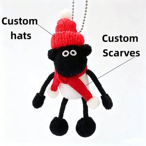 Nuevo Llavero de Peluche de Oveja Personalizado con Diseño de Nariz, Súper Suave, de Animales de Granja, Bonito - Product Image 1