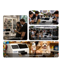 Imprimante à plat UV PodNEX pour coques de téléphone et impression couleur, imprimante d'étiquettes numérique multicolore tout-en-un, nouveau modèle Fluxionprint 1