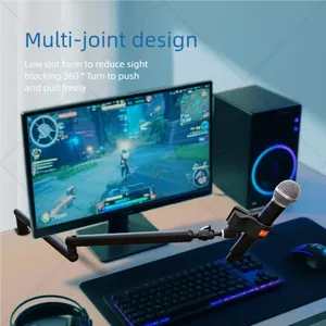 Micro Hot Máy tính để bàn cantilever <span class=keywords><strong>Bracket</strong></span> Live karaoke chống rung điện thoại di động máy tính bảng lười biếng phổ gấp khung - Product Image 4