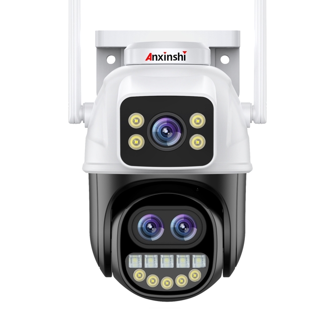 4K PTZ Ip Camera Support Human Shape Detection, Tracking and Capturing Humanoid Recognition AI Alarm WIFI Spherical IP Camera