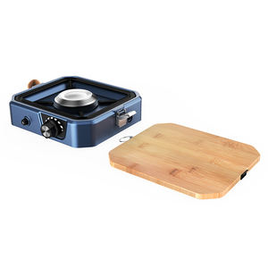 Estufa de gas para exteriores de acero inoxidable de dos quemadores Diseño plegable manual para trabajos de <span class=keywords><strong>camping</strong></span> con BUTANO Y PROPANO - Product Image 4