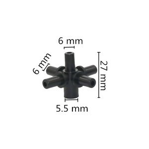 Connecteur d'irrigation de jardin, 10 pièces, 5 voies, déviateur pour <span class=keywords><strong>buse</strong></span> de tuyau d'arrosage, accessoires de pulvérisation - Product Image 2