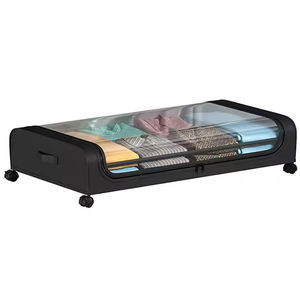 أحذية ملابس ، منظم بسعة كبيرة تحت السرير مع عجلات - Product Image 5