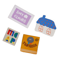 Étiquette de col en polyester tissé haute densité avec logo personnalisé pour vêtements de jouets en peluche - Origine Chine