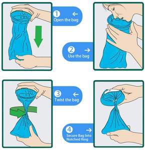 Braaksel Zakken 1000Ml Emesis Zakken Lekken Draagbare Wegwerp <span class=keywords><strong>Barf</strong></span> Zak - Product Image 5