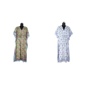 Caftán largo para mujer, hecho en la India - Product Image 1