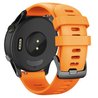 Eraysun 22mm Tali Jam Tangan Resmi Quick Fit Mewah yang Dapat Disesuaikan dari Karet Lembut untuk Pengganti Jam Tangan Pintar Garmin Forerunner 255