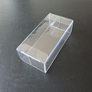 Clear PET Box Packaging Factory Directing Selling Stock Products Soft Crease Diecutting 0.3mm Thickness Cosmetic Plastic Accept
