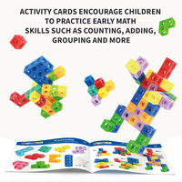 Blocs TPR personnalisés, éducatifs, DIY, blocs de construction carrés assortis, Montessori, sans BPA, apprentissage précoce pour enfants, anti-stress