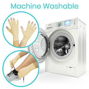 Sarung tangan kompresi reumatoid wanita, sarung tangan tanpa jari ortopedi pereda nyeri artritis - Product Image 6