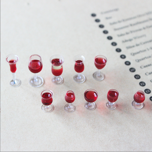 1/6 1/12 Maison de Poupée Simulation Miniature Mini verres à vin modèle Décor - Product Image 3