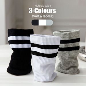 Women's Crew <b>Socks</b> Black White Gray Striped Mid Calf Breathable Regular Casual <b>Socks</b> For Youth Autumn <b>Winter</b> Style - Product Image 4