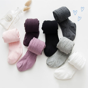 BONYPONY Wholesale Pantyhose Double Deedles Twist Combed Cotton <strong>Tights</strong> for <strong>Baby</strong> Kids - Product Image 2