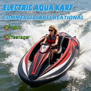 เรือสปอร์ตน้ำ STAR Adult Teen Aqua Kart 73V114Ah แบตเตอรี่ลิเธียม สำหรับความบันเทิงและความสนุกสนาน กำลังไฟ 15000W วัสดุ HDPE รับน้ำหนักได้ 150 กก. - Product Image 2