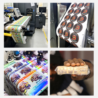 Autocollant de transfert UV DTF industriel en gros, autocollant d'impression 3D UV DTF résistant à l'huile, livraison rapide pour surfaces