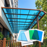 Vente directe de panneaux de toiture en polycarbonate, durables, couleur résistante, résistants aux rayures, longue durée de vie, résistants à la chaleur, anti-corrosion