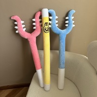 Jouet en peluche pour chat, baguette de sorcière magique, thème Halloween, avec rembourrage en coton PP ultra doux et fonction réconfortante