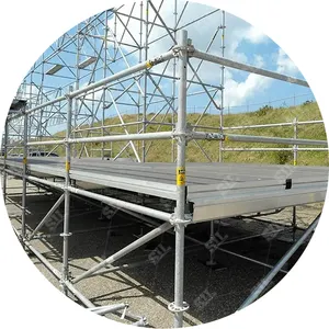 SIL Custom Metal Frame Layher Deck Stage Truss Roof Profile Aluminum Layher Stage System for Sale