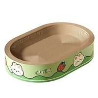 Lit grattoir pour chat en carton ondulé d'origine chinoise, maison pour chat adulte
