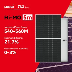 Trong kho longi Hi mo 5 m LR5-72HPH-550W Tấm Pin Mặt Trời longi bảng điều khiển năng lượng mặt trời 545W 540W 550W 555W bán nóng mô-đun năng lượng mặt trời longi