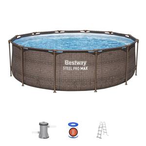 <span class=keywords><strong>Piscine</strong></span> <span class=keywords><strong>hors</strong></span> <span class=keywords><strong>sol</strong></span> familiale en PVC For 56709, structure en acier <span class=keywords><strong>Pro</strong></span> <span class=keywords><strong>MAX</strong></span>, ensemble de <span class=keywords><strong>piscine</strong></span> <span class=keywords><strong>hors</strong></span> <span class=keywords><strong>sol</strong></span>, 3,66 m x 1,00 m, certifiée CE - Product Image 2