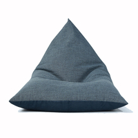 Pouf de salon en forme de Triangle Convertible, housse de chaise pour adulte Offre Spéciale