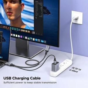 Cable <span class=keywords><strong>HDMI</strong></span> <span class=keywords><strong>a</strong></span> DP Unidireccional Mindpure con Alimentación USB, 4K 60Hz 2K 144Hz, Chip CS5801AN, para Laptop, Consola <span class=keywords><strong>a</strong></span> Monitor DP - Product Image 3