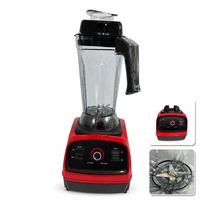 Commerciële blender 2200W 2,5L Mechanische draaiknopbediening Heavy Duty smoothiemachine RVS Multi-bladmes